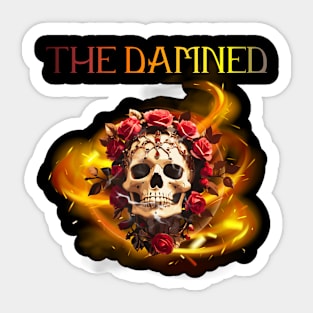 THE DAMNED BAND XMAS Sticker